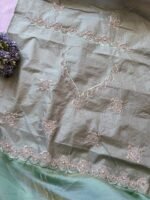 Noorani Floral Handwork Saree - Image 2