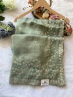 Classic Embroidered Silk Saree - Image 2