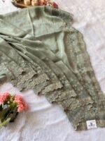 Classic Embroidered Silk Saree - Image 5