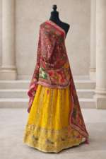 Sunshine Heritage Patchwork Lehenga Set