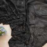 black saree