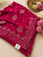 Royal Rani Bandhani Silk Saree - Image 3