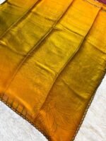 Ziva Haldi Glow Silk Saree - Image 3