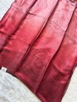 Noor Red Abstract Grace Saree - Image 3