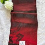 Raktika Floral Fusion Red Saree