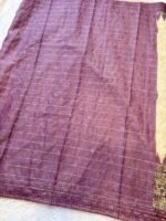 Rajvaari Heritage Kalamkari Tussar Silk Saree - Image 8