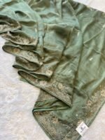 Aabroo Elegance Embroidered Silk Saree - Image 6