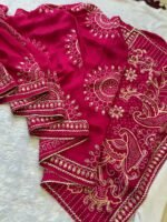 Rajvaari Gota Patti Upada Silk Saree - Image 2