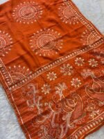 Rajvaari Gota Patti Upada Silk Saree - Image 3