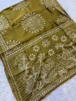 Rajvaari Gota Patti Upada Silk Saree - Image 7