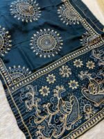 Rajvaari Gota Patti Upada Silk Saree - Image 5