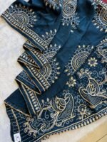 Rajvaari Gota Patti Upada Silk Saree - Image 6