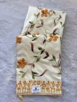 Rajvaari Floral Tussar Silk Saree