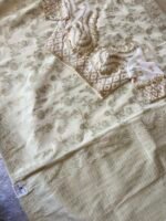 Mehar Ivory Gold Banarasi Saree - Image 5