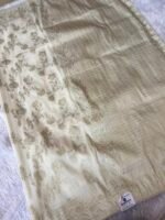 Mehar Ivory Gold Banarasi Saree - Image 4