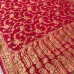 Maharani Pink Zari Jaal Saree