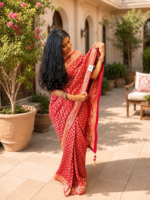 Rajvaari Rani Khaddi Georgette Saree - Image 3
