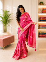 Rajvaari Patola Lahriya Saree - Image 5