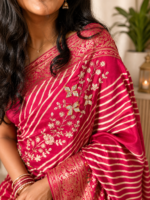 Rajvaari Patola Lahriya Saree - Image 7