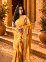 Rajvaari Regal HO Silk Aari Work Saree - Image 5
