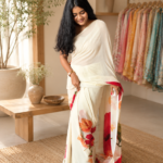 Scarlet Bloom Chiffon Printed Saree