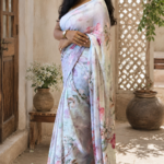 Lavender Whisper Chiffon Printed Saree